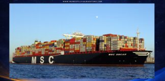 SC potencia su flota sostenible: Recibe megabuque de 16.196 TEUs propulsado por GNL para la ruta Asia-Europa-USEC