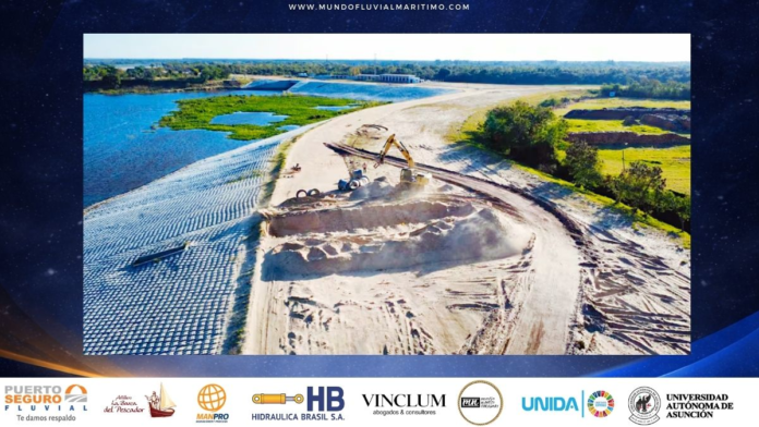 La obra de la Defensa Costera de Pilar toma mayor impulso avanza la construcción del muro de hormigón y se proyecta un nuevo perfil urbano para la capital del Ñeembucú