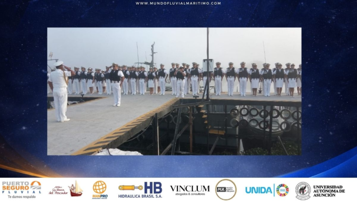 Soberanía, formación y presencia estratégica cadetes bolivianos se adiestran en la Hidrovía Paraguay-Paraná y refuerzan el vínculo naval entre ambos países